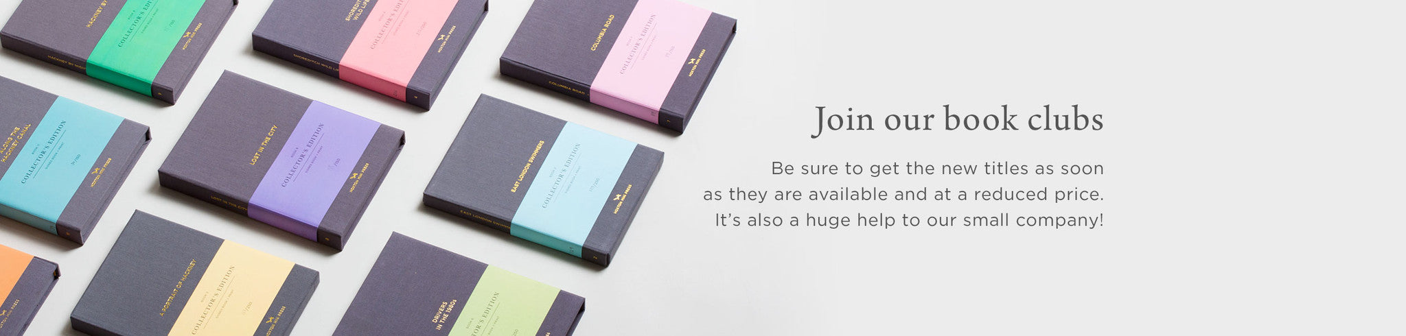 JOIN OUR BOOK CLUBS