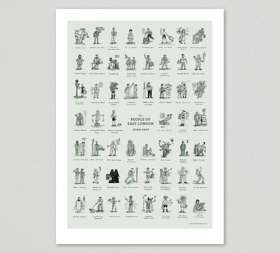 The People of East London PRINT - limited edition of 250